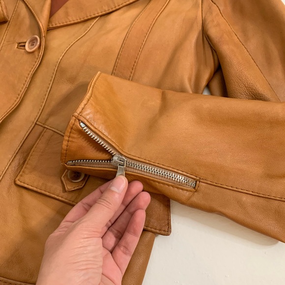 Genuine artisanal italian leather / Camel / 46 - Picture 7 of 9